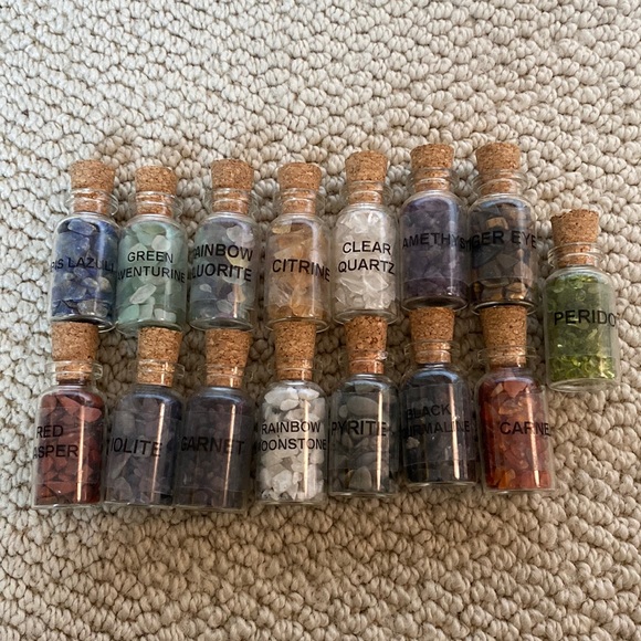 crystal chip bottles - Picture 1 of 1